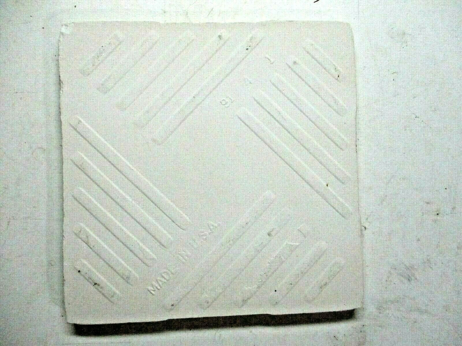1 Tile US Ceramic USA 4-1/4″ Sq 724764314004 Dimpled Satin Sandstone Dunes Beige