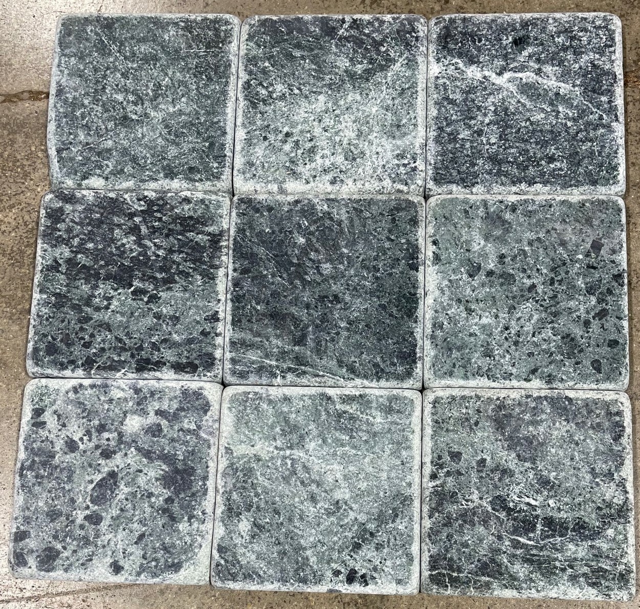 Tile Verde Forest Green Remodel Natural Stone About 4×4 10 Tiles