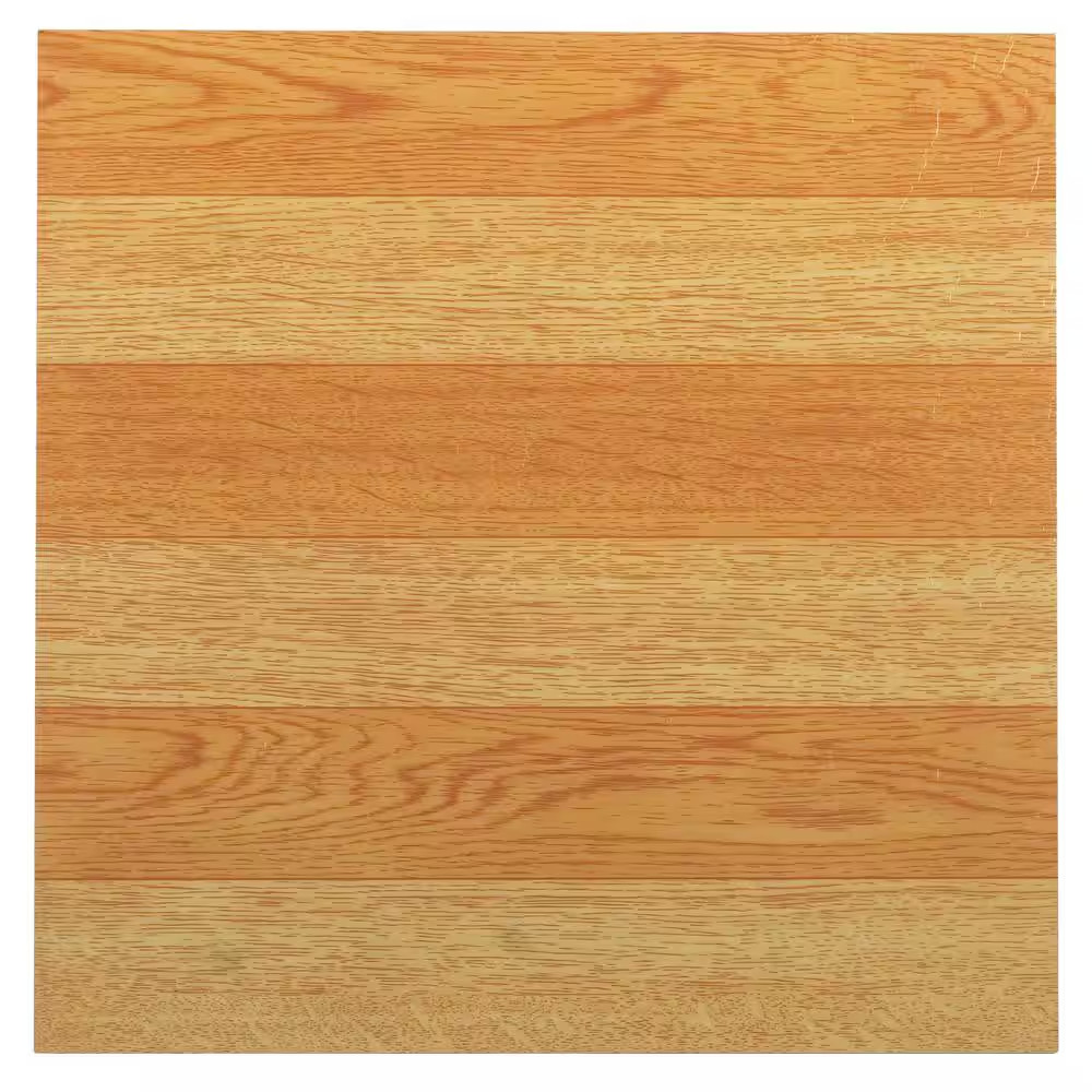 Sterling Light Oak Plank 12 In. X 12 In. Peel and Stick Vinyl Tile (45 Sq. Ft. /