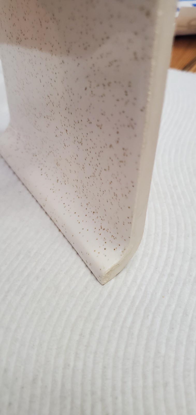 1 Vintage Florida Tile | Base Cove | 4 3/8″ x 4 3/8″ | 1958 tile. Ceramic
