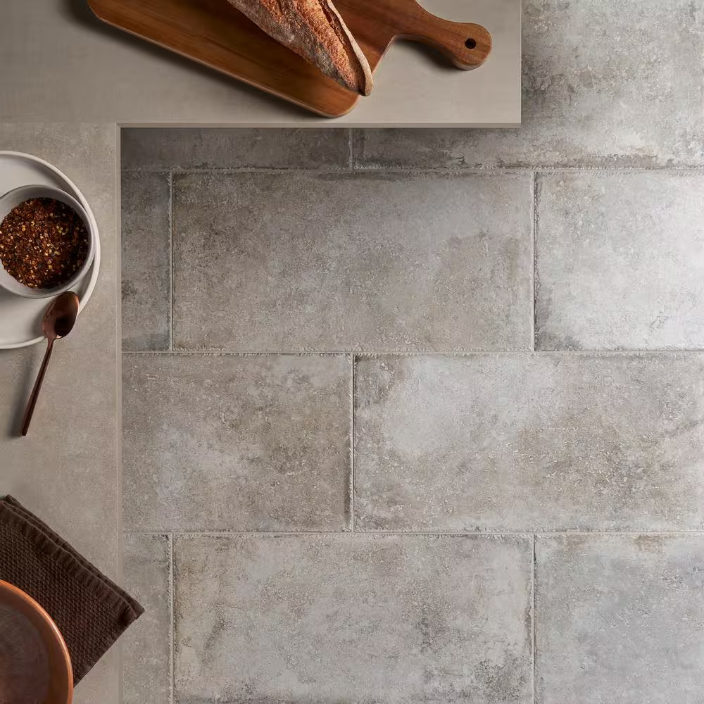 Granada Efeso 12 In. X 24 in 9.5Mm Natural Porcelain Floor and Wall Tile (6-Piec