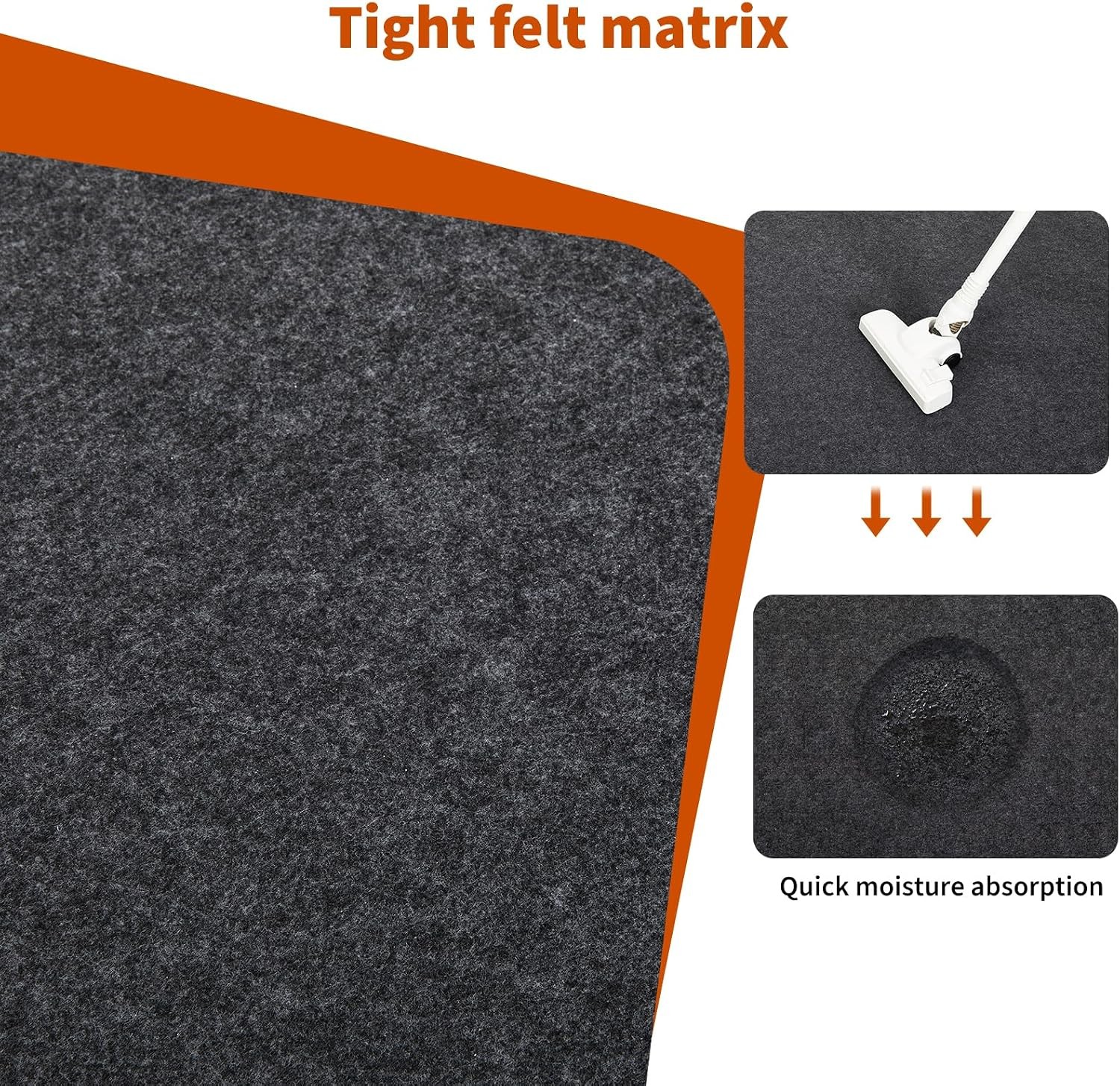 6.6×8.5/7.4×17/7.5×20′ Garage Floor Mat, 4mm Thickened Non-Slip Flooring Roll