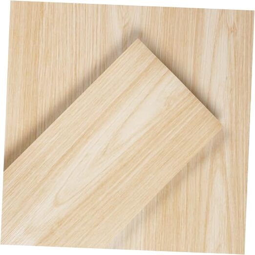 6″x36″ Peel and Stick Wood Planks for Box of 5 Tiles Natural Light Wood Grain