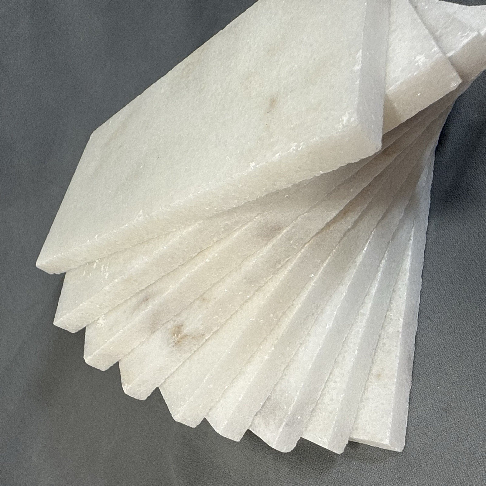 Lot of 10 Carrara White 6×3 Polished Marble Tile Wall Backsplash Bath Craft DIY