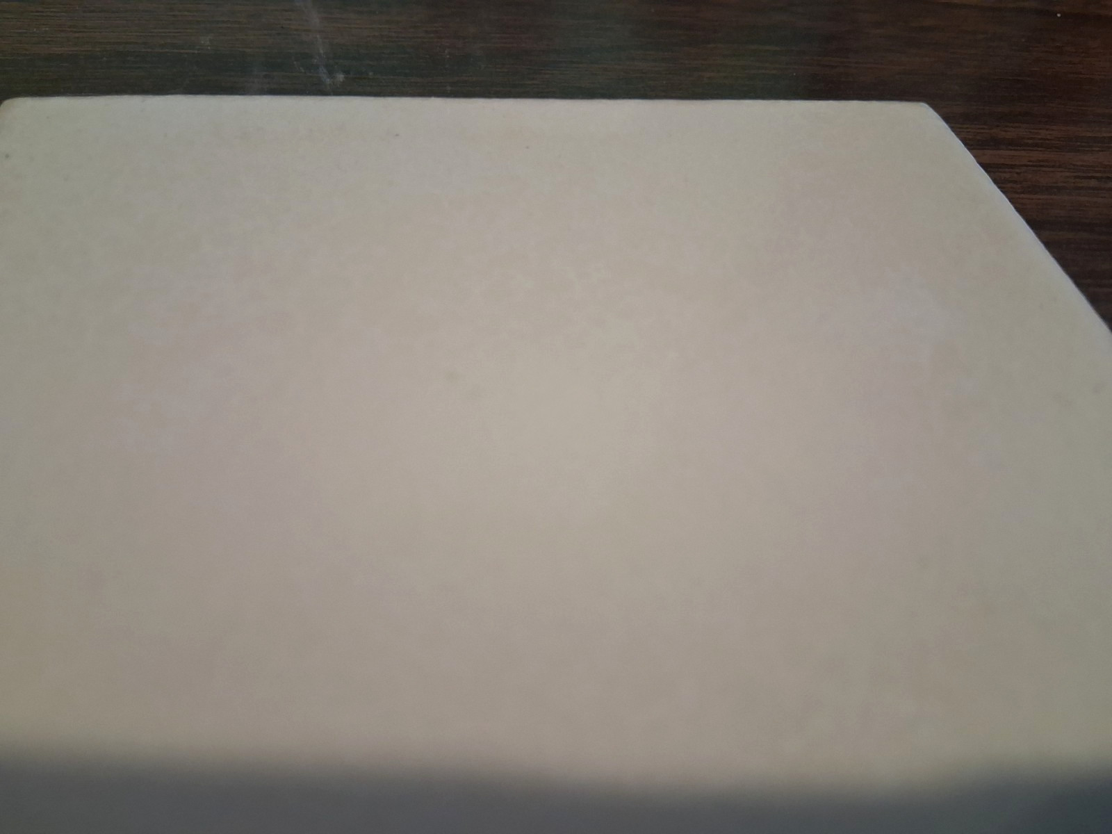 (1 EACH) CERAMIC WALL/FLOOR TILE SOLID OFF-WHITE COLOR 4.45″ x 4.45″ MADE IN USA