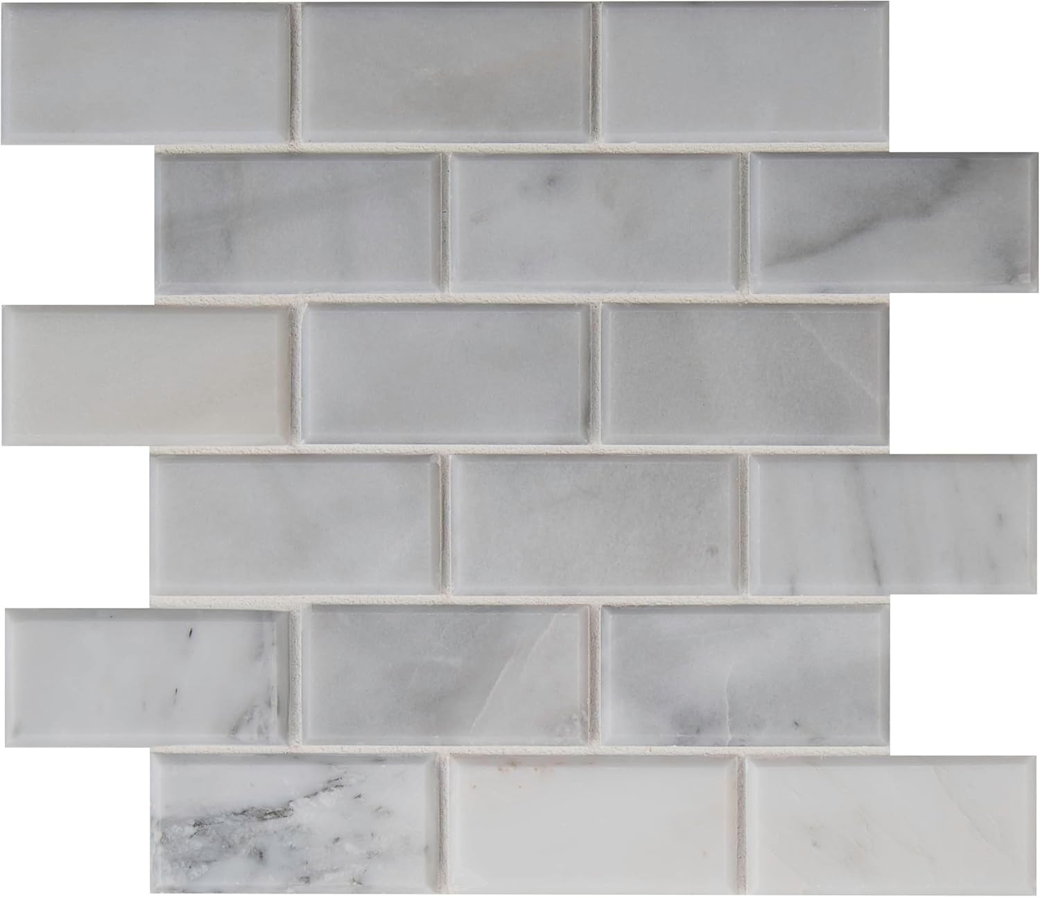 Greecian White 12×14 Polished Marble Subway Tile for Backsplash & Walls