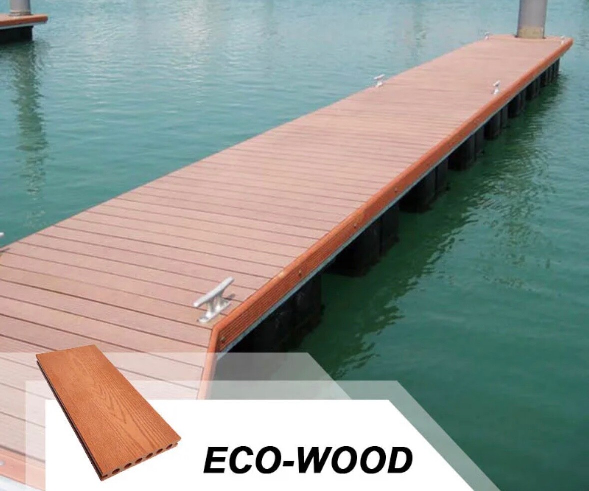 WPC floor decking, UV resistant, For Patio, Garden, Outdoors 5.5in. X 105in.