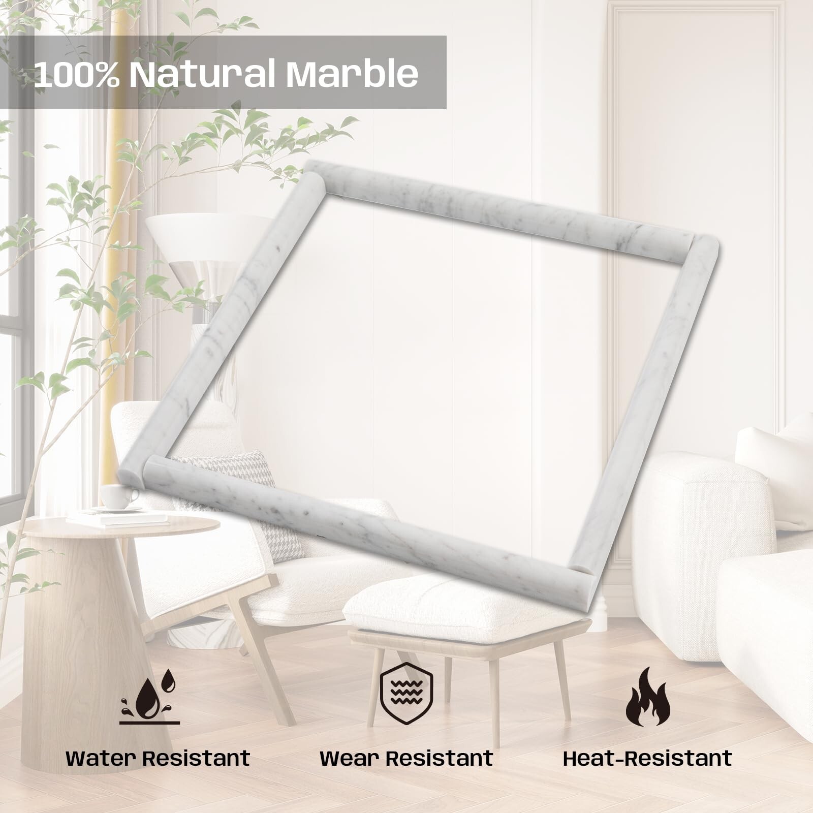 Carrara White Marble Pencil Trim Liner, 3/4″X12″ Bullnose Tile Edge Trim for …