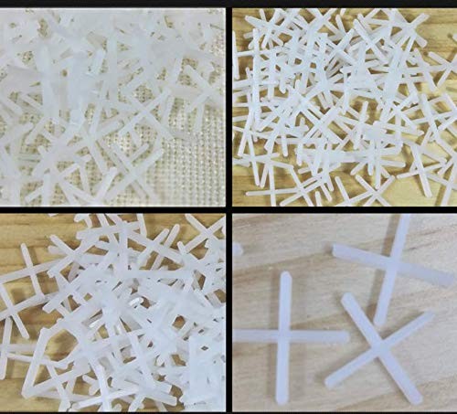 Tile Leveling System Kit with 100 Pcs Tile Leveler, 2 Wrenches, 500 Tile Spacers