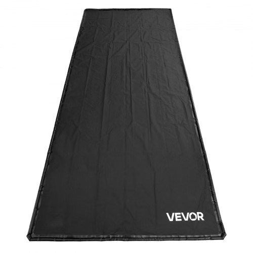 Containment Mat, 7 ft 9 in x 18 ft, Non-Slip PVC Garage Floor Mat with a Cleanin