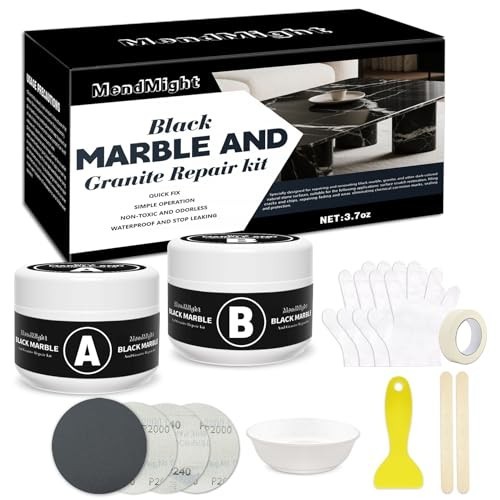 Quartz Countertop Repair Kit – Fix Chips, Cracks & Scratches on Marble, Tile & S