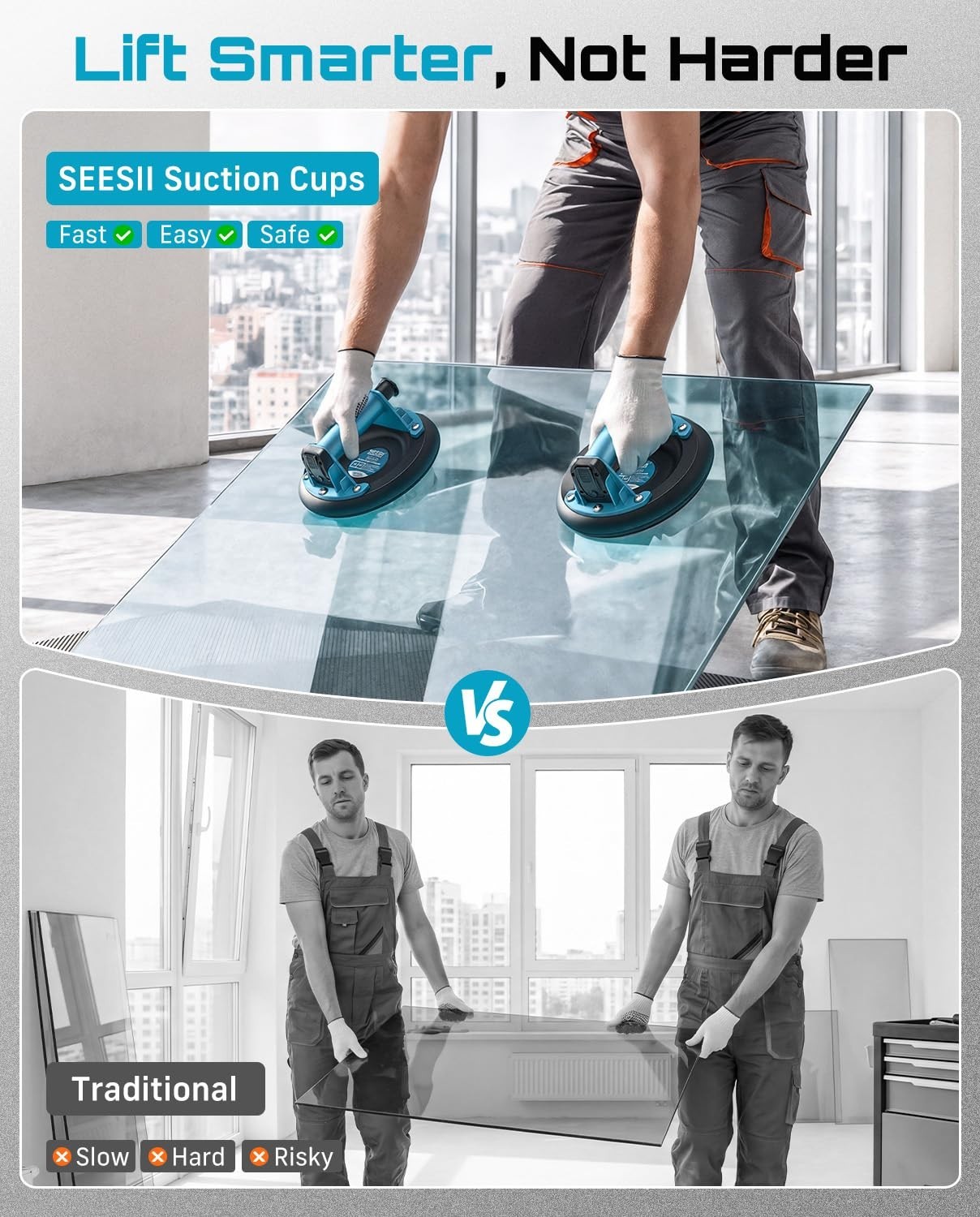 Strong Vacuum Suction Cup Lifter for Large Tiles