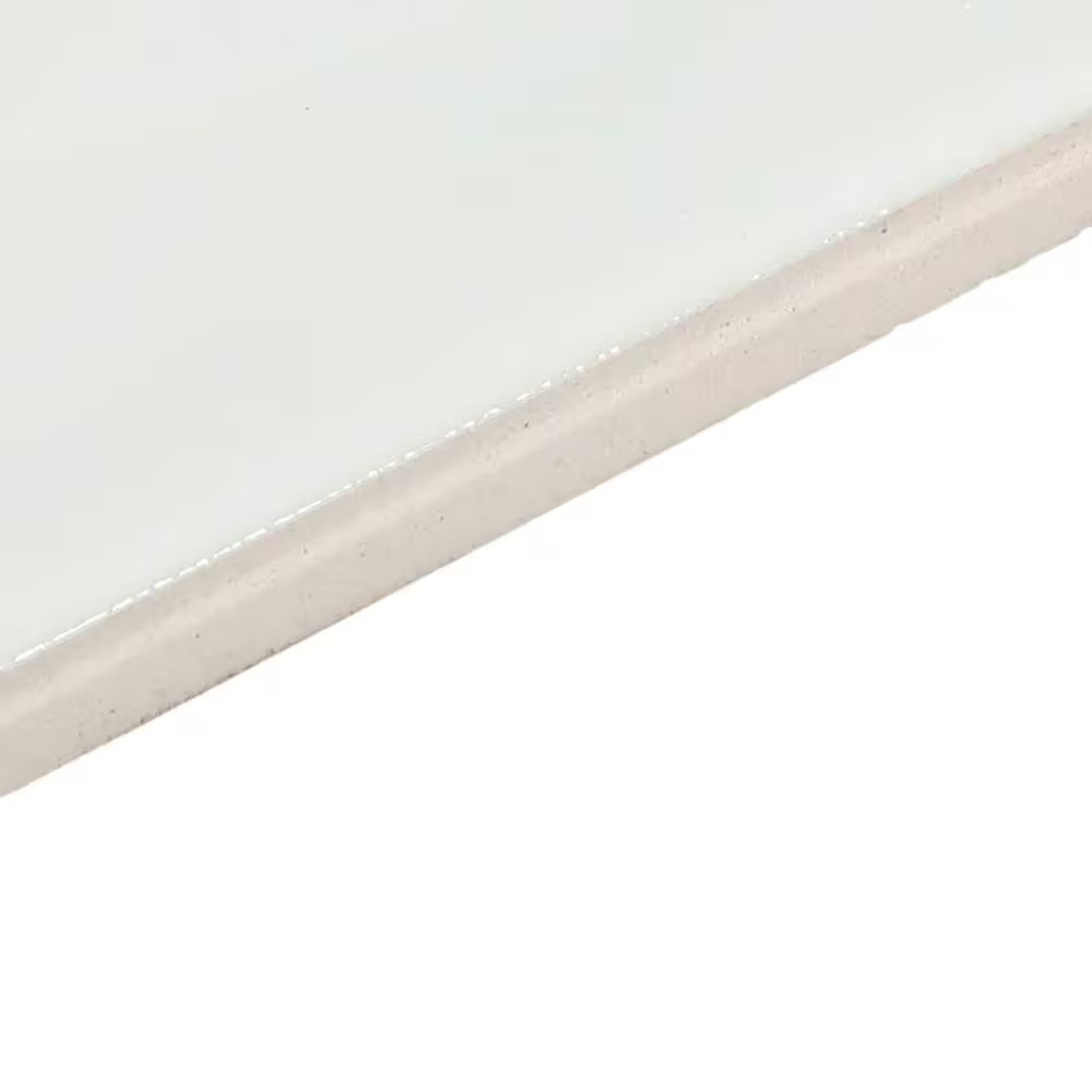 Luxecraft Artic White Glossy 3 In. X 12. In. Glazed Ceramic Picket Wall Tile (8.