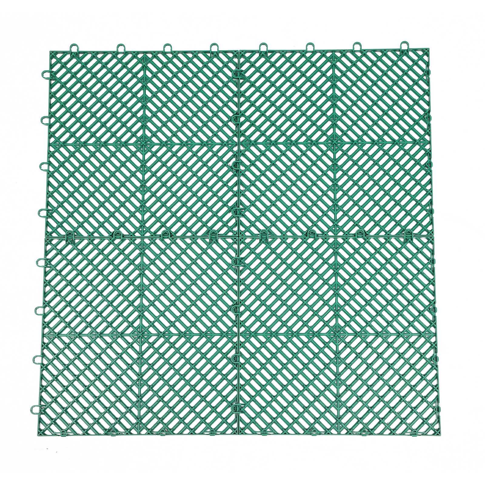 New Interlocking Garage Floor Tiles 50 PCS Deck 12″x12″ Snow Water Drainage