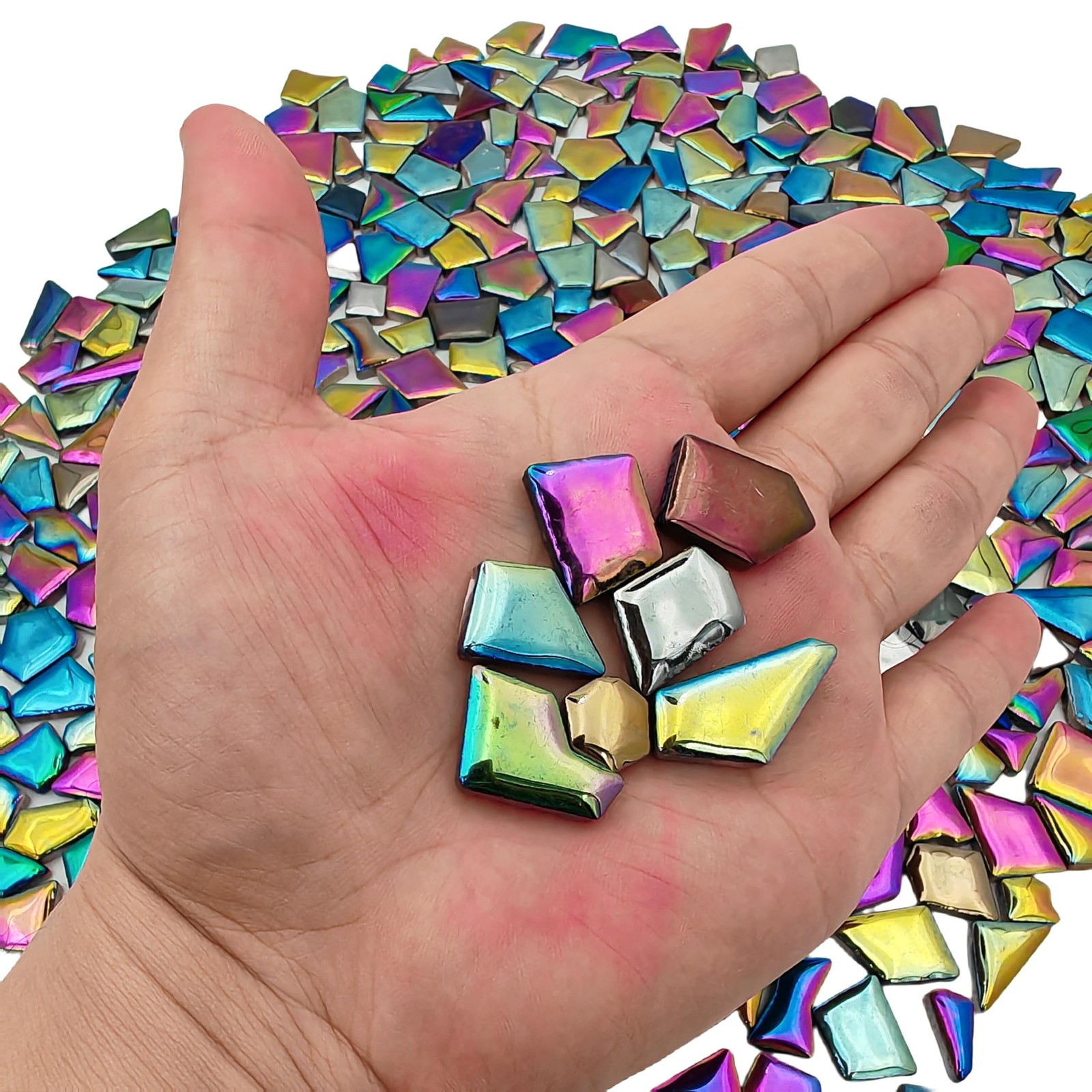 1.1LB Irregular Ceramics Mosaic Tiles, Mosaic Pieces Stones for DIY Mosaic Ma…