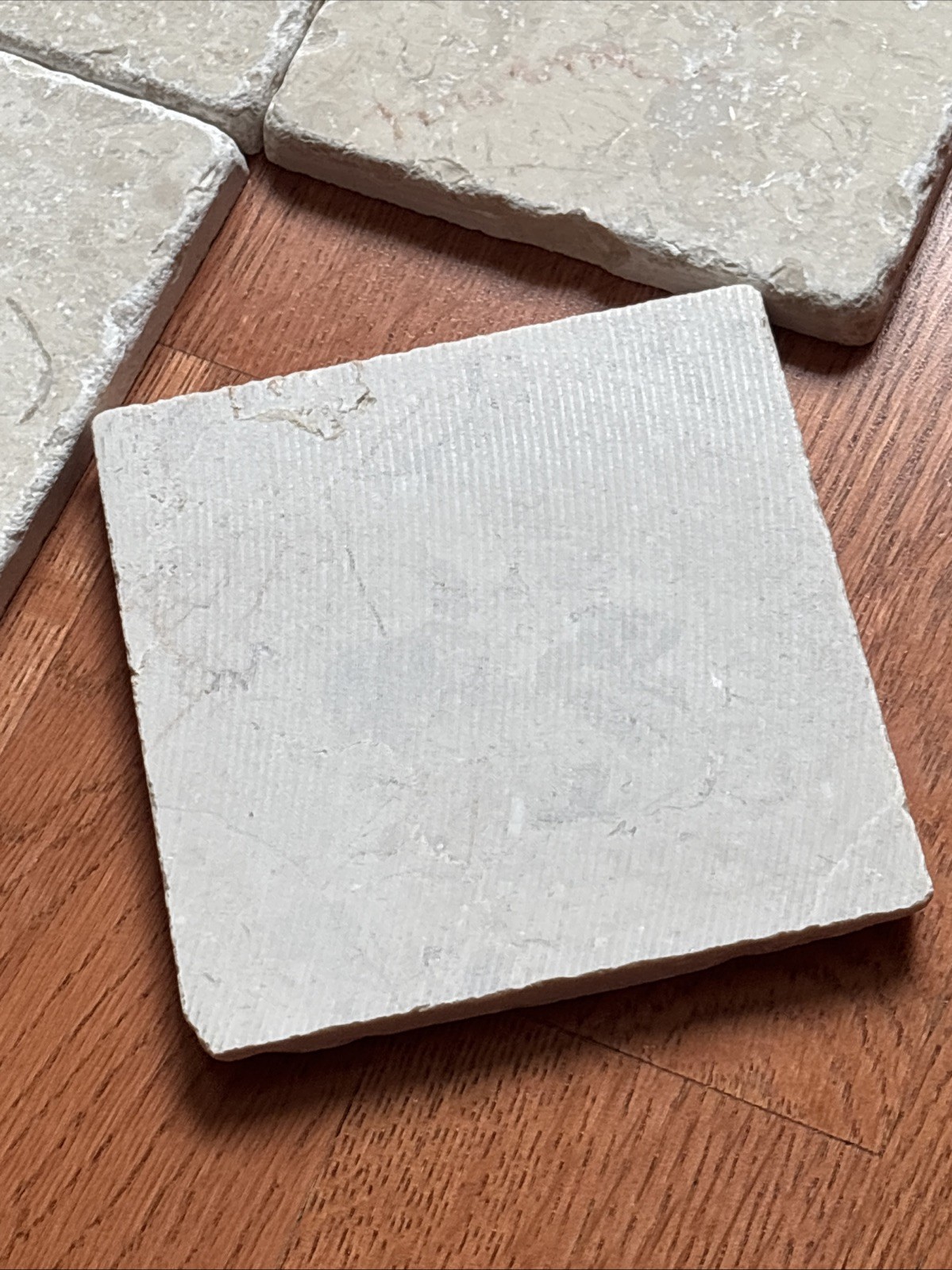 4”x4” Crema Tumbled Travertine Mosaic Tile (Sold By 20 PIECES)