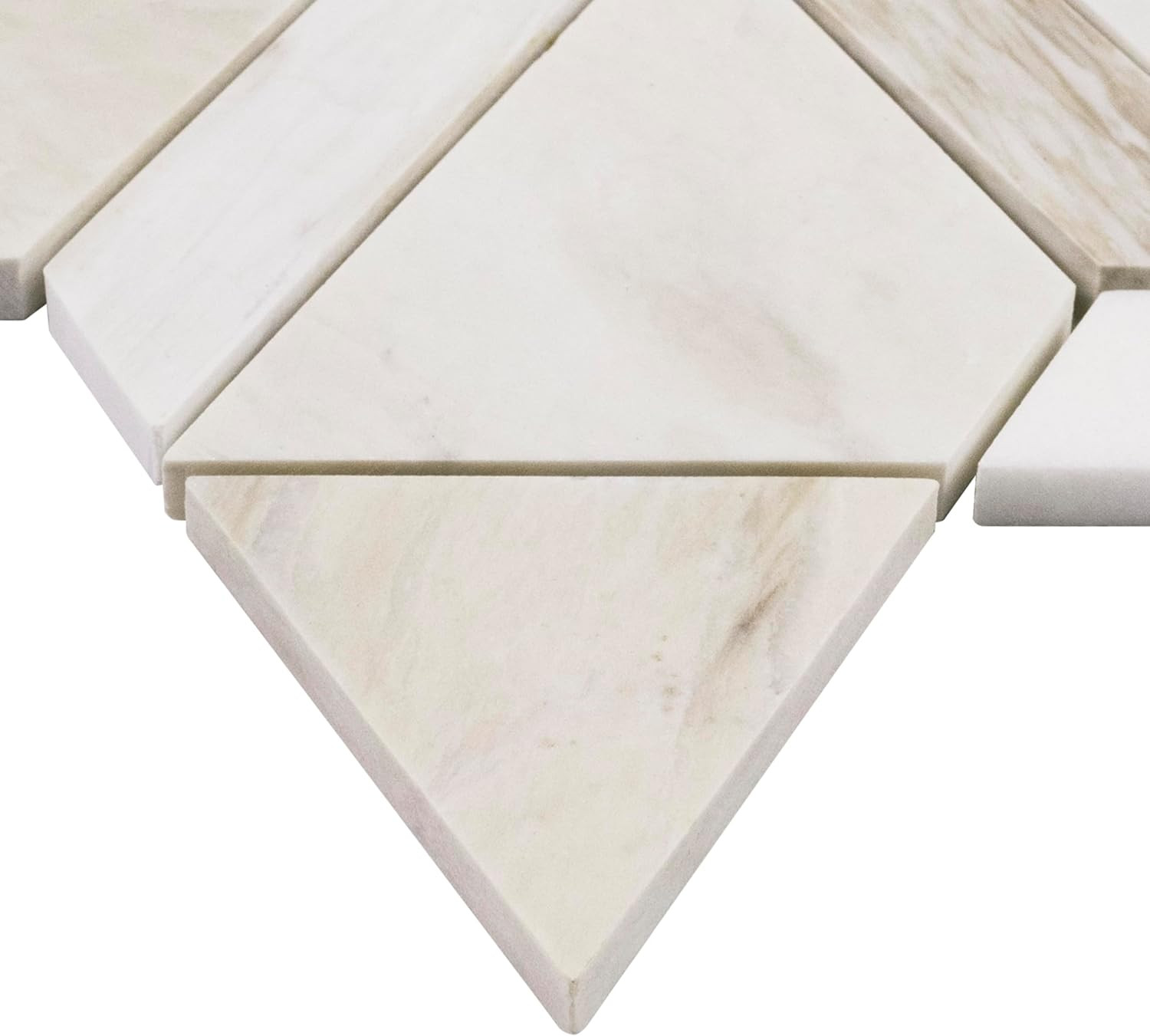 Angora Floralis Polished Marble Mosaic Tile for Luxurious Spaces 11×12