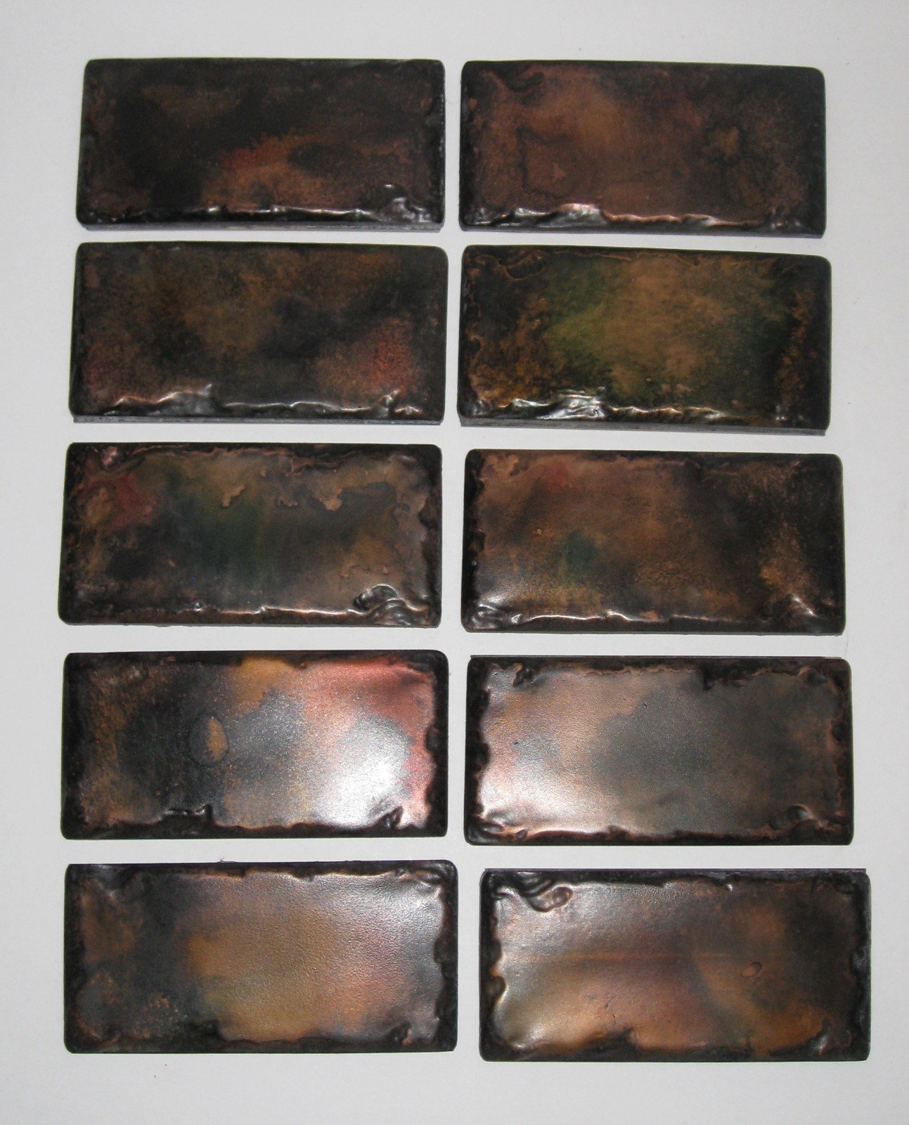 3″ x 6″ Aurora Metals Lava Field Tile Resin Accent Wall Tile – Lot of 20 pcs