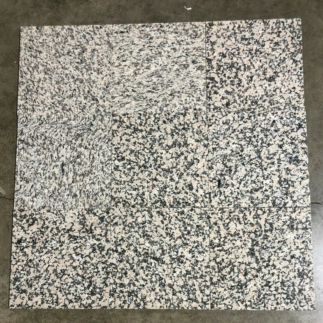 12×12 Tile Gris Monadriz Granite Remodel Stone Floor Wall BOX OF 5 TILES T-61