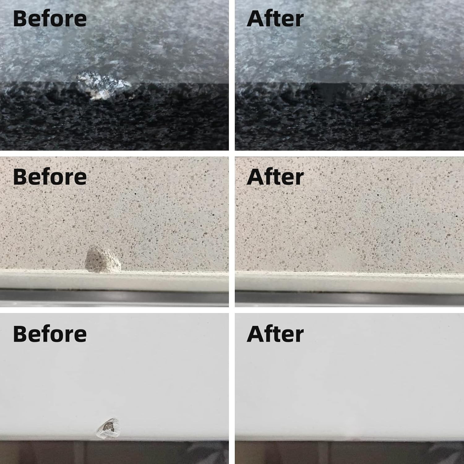 Marble and Granite Repair Kit Porcelain Marble Stone and Quartz Countertops Repa