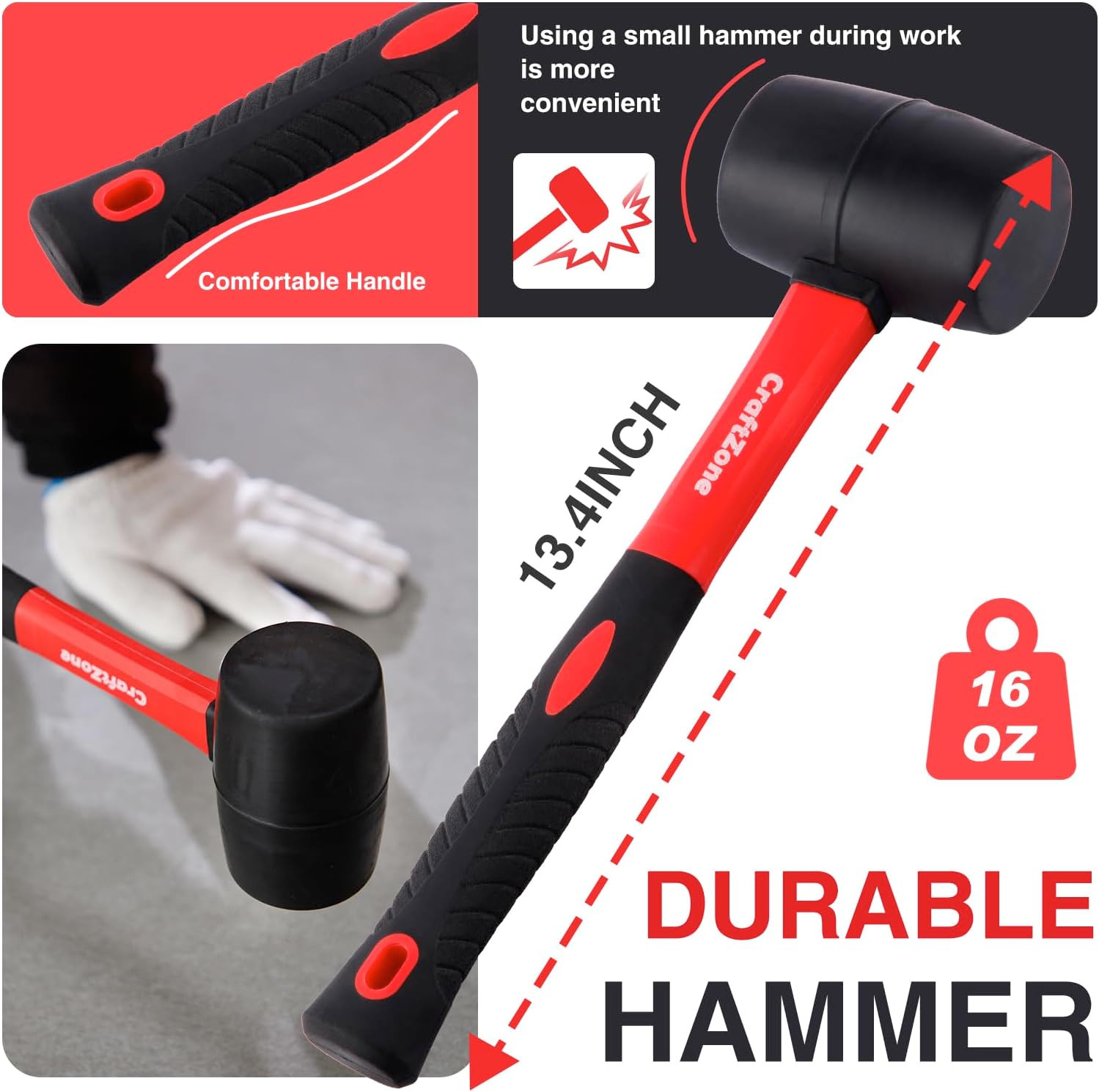 4PC Laminate Flooring Tools, Floor Gap Repair Tool Set with Suction Cup