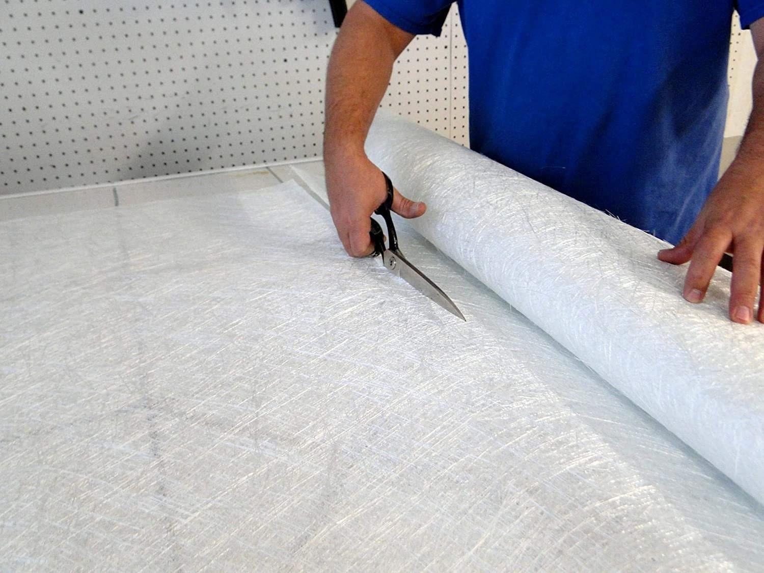 Fiberglass Chopped Strand Mat 0.75 oz, 50 in x 30 ft Reinforcement Roll