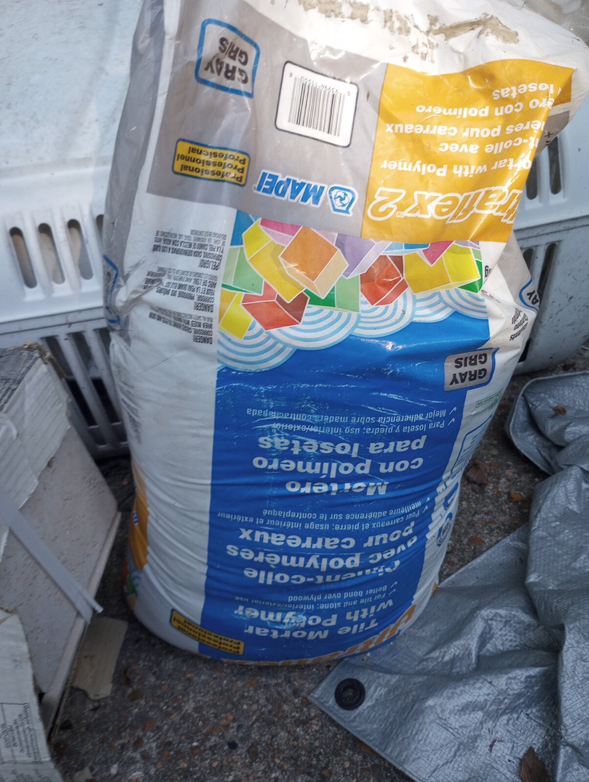 Tiles, Mortar, Spacers For Walls And Floors