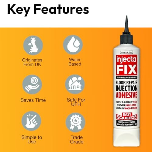 Floor Fix Pro Extra Strength Adhesive 10.1oz for Loose Tile Wood Laminate Repair