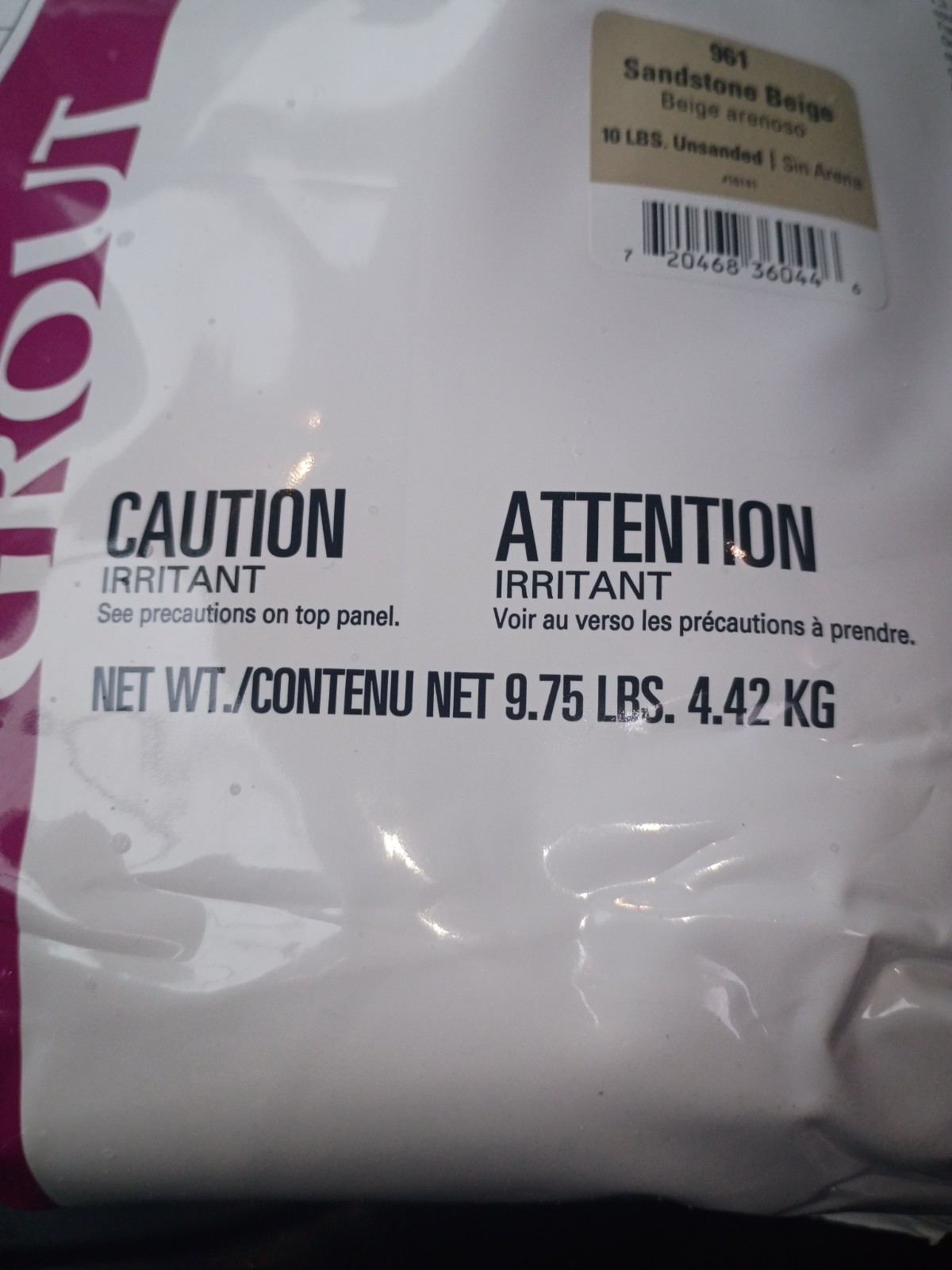 Tec Accucolor Sandstone Beige 10 Lb Unsanded Grout Bag