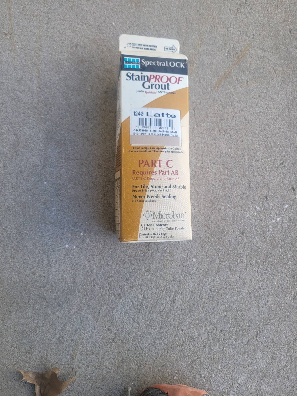 Laticrete SpectraLOCK PRO Premium Grout Part C Powder Mini Unit Latte