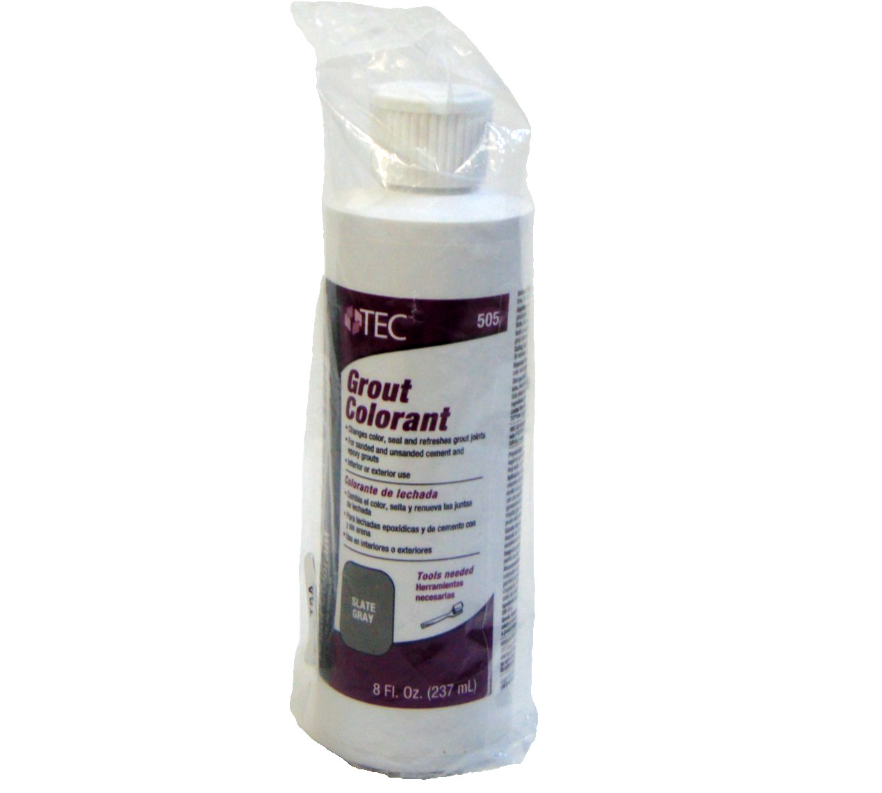 TEC Grout Colorant #505 Slate Gray 8 fl oz (237mL) Sanded Unsanded Cement Epoxy