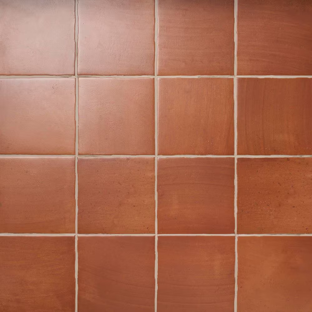 Sienna Terracotta Canyon 8.85 In. X 8.85 In. Matte Porcelain Floor and Wall Tile
