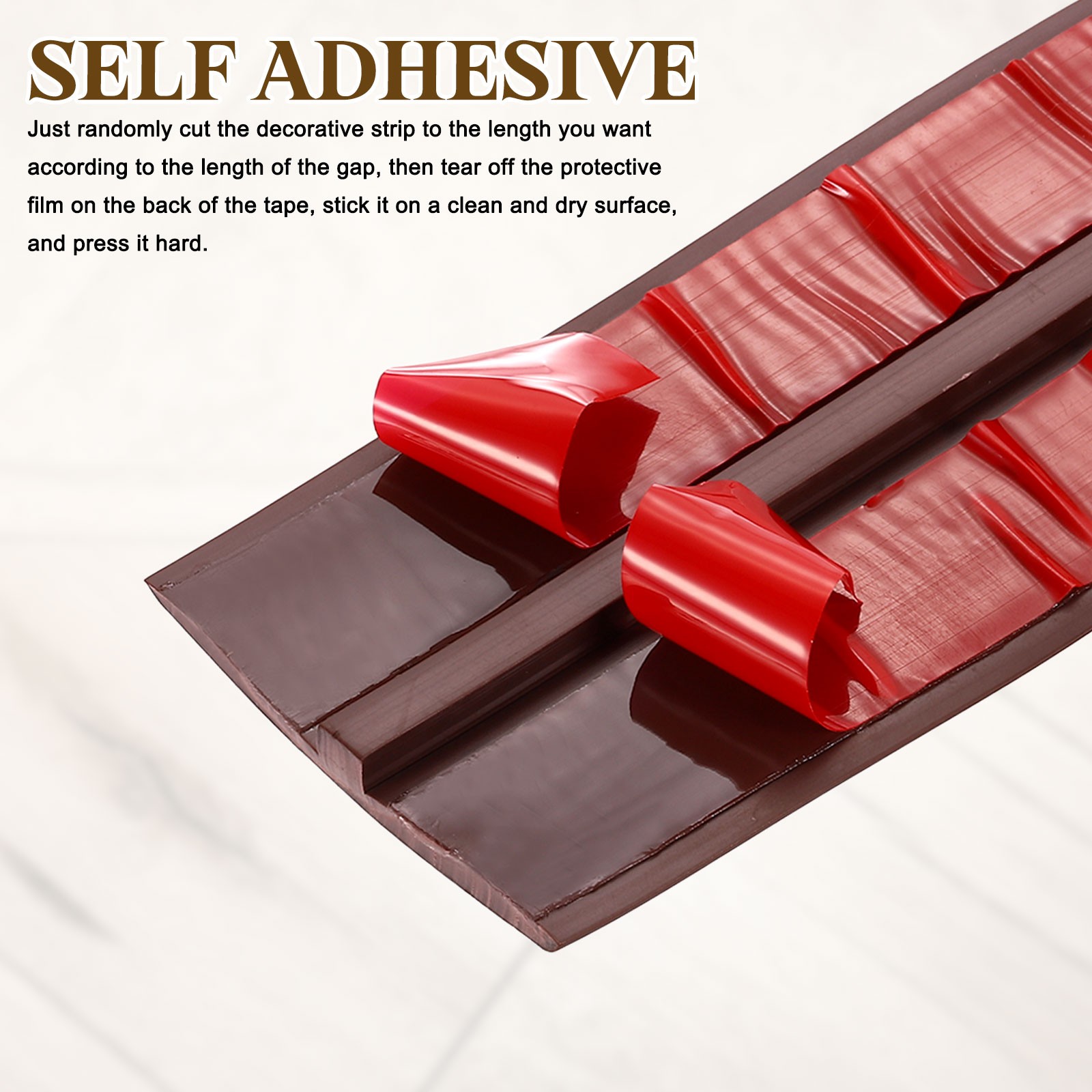 T-Molding Transition Strips 3.28 Ftx1.97″ Flooring Edging Trim Black Walnut]