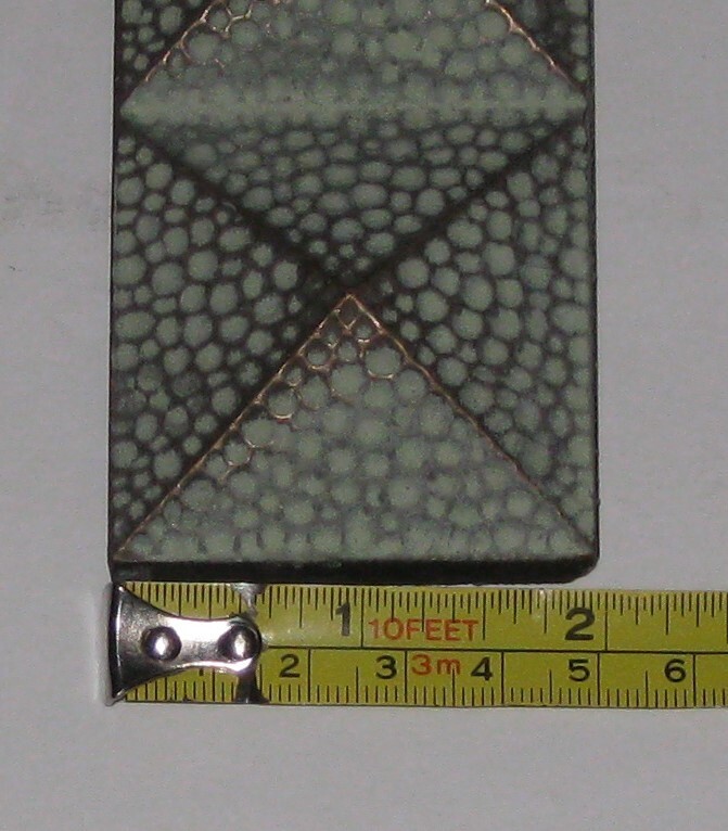 2″ x 8″ Aurora Metals Verdigris Pandora Liner Resin Accent Wall Tile – 20 pcs