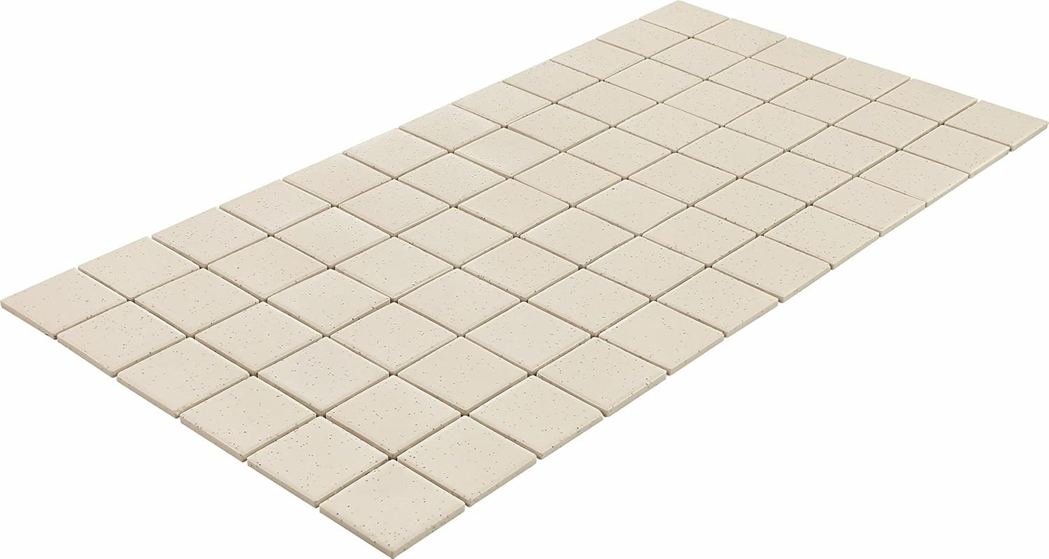 Matte White Porcelain Mosaic Tiles – 12 PC for Floors & Walls