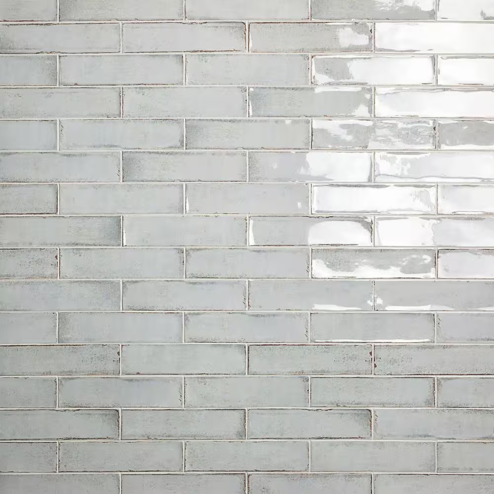Moze Gray 3 In. X 12 In. 9 Mm Ceramic Wall Tile (22-Piece) (5.38 Sq. Ft./ Box)
