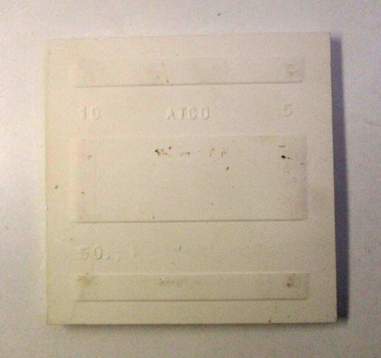 1 Wall Tile Atco USA 4-3/8″ Gloss Light Powder Blue Ceramic 1950s Retro Vintage
