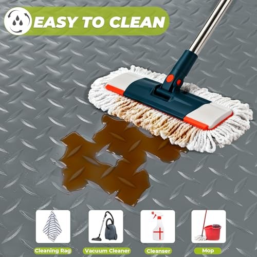 4×6 FT Garage Floor Mat, Thickened Garage Mats Flooring Roll for Under Car,