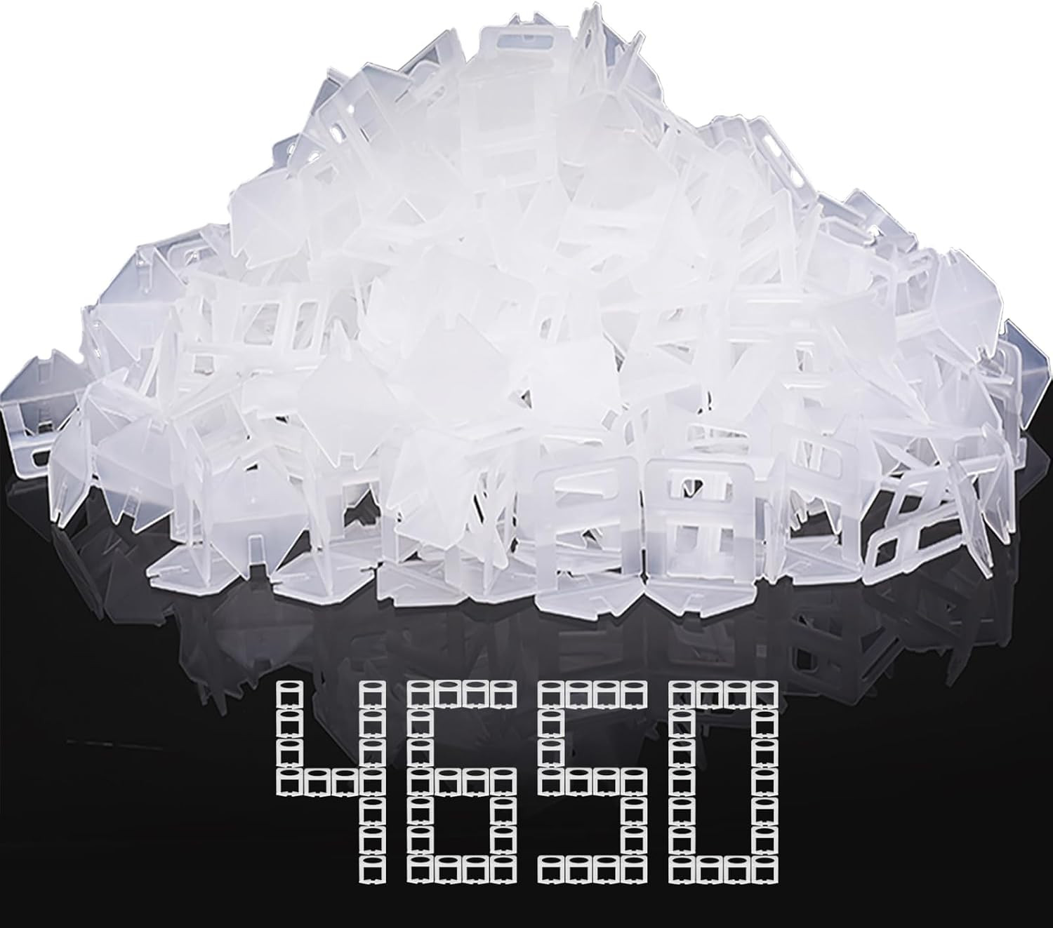 Tile Leveling System Clips – DIY 2400 Tiles Leveler Spacers – 1/8 Inch Tile Leve