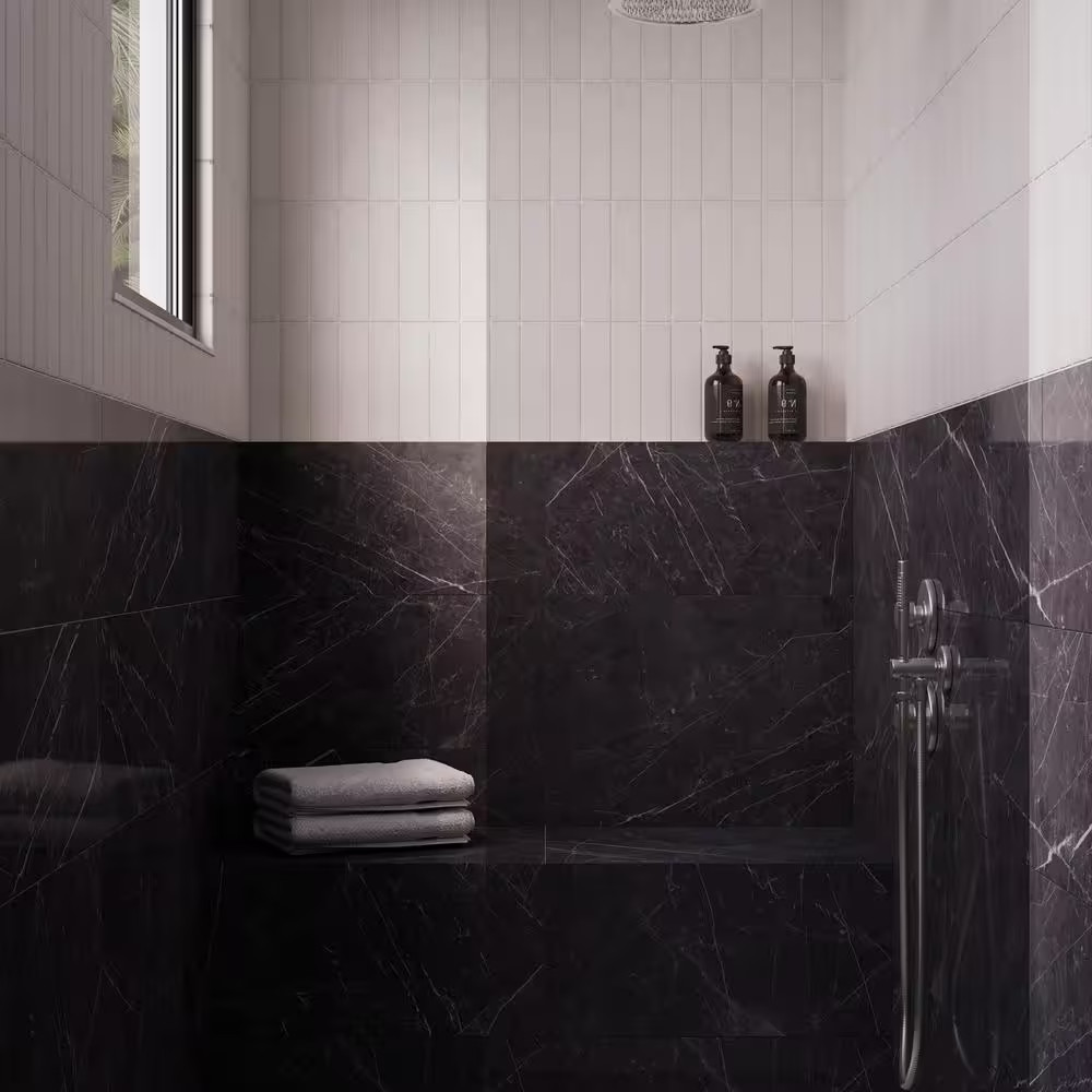 Makoto 2.5 In. X 10 In. Matte Shoji White Ceramic Wall Subway Tile (5.38 Sq. Ft.