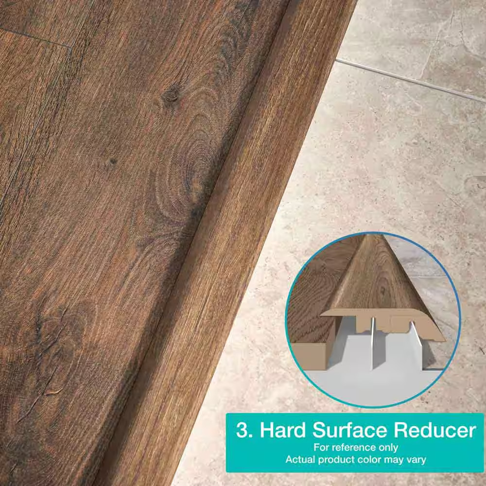 Stapleton 0.75 In. T X 2.37 In. W X 78.7 In. L Textured Wood Look Laminate Mould