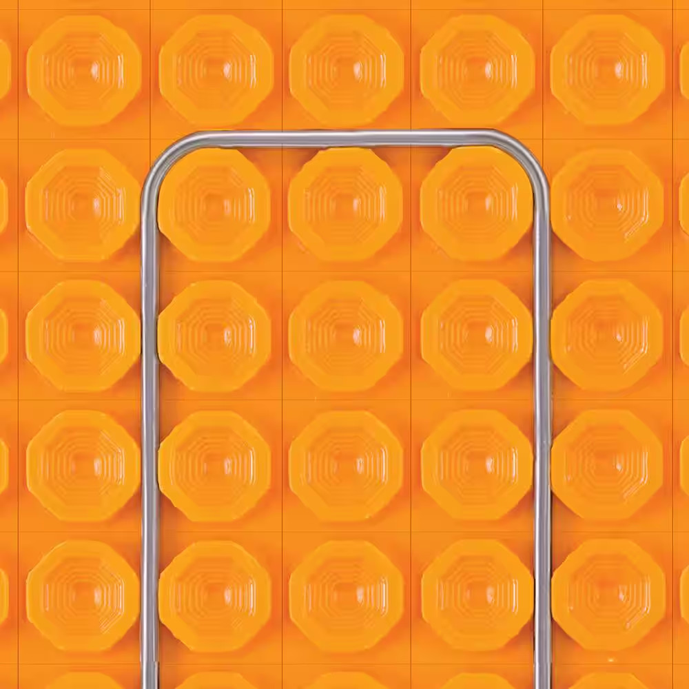 Ditra-Heat 3 Ft. 2-5/8 In. X 2 Ft. 7-3/8 In. Uncoupling Membrane Sheet