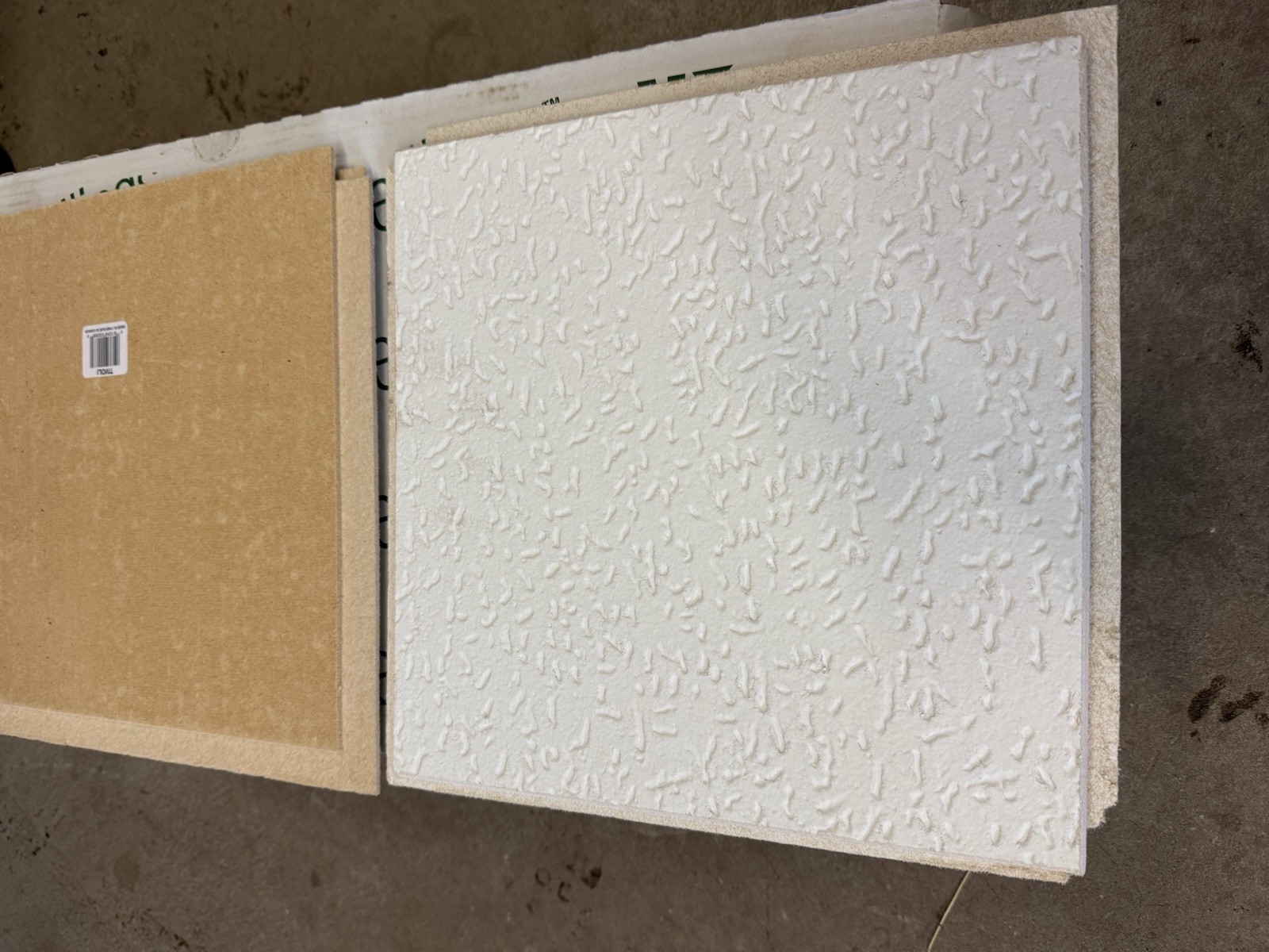 USG 4240 12″ x 12″ Tivoli Textured Tongue In Groove Ceiling Tiles – 32 Pack