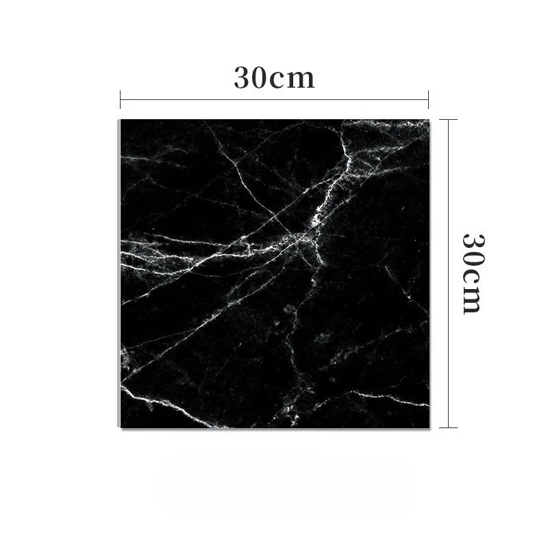10Pcs Peel and Stick Marble Floor Wall Panels 23.6″x11.8″ PVC Tiles Sticker US