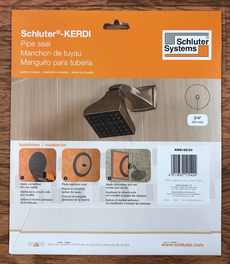 Schluter Kerdi Pipe Seal 3/4″