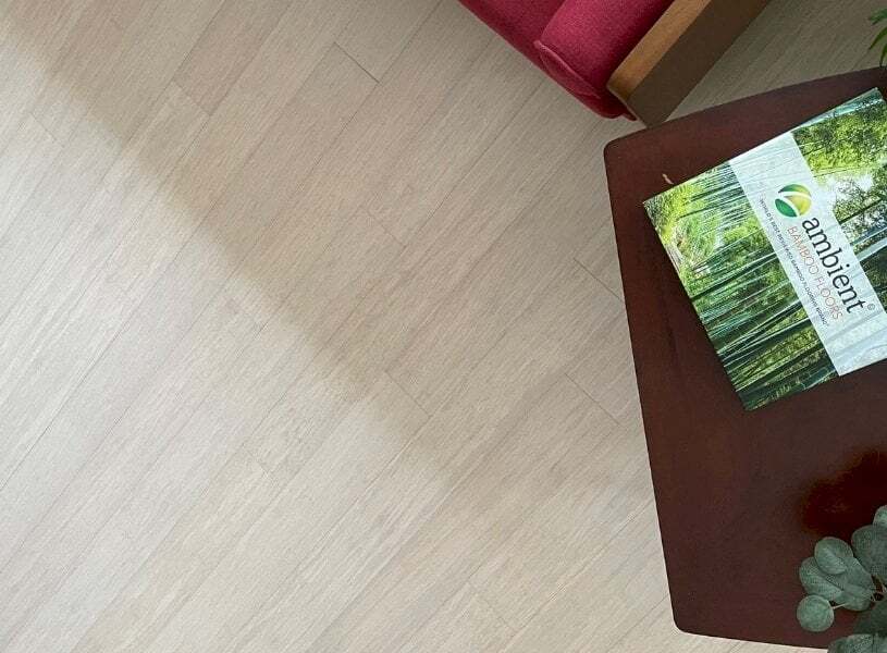 8″ Sample Piece – Ambient® Studio White Strand Woven Bamboo Flooring