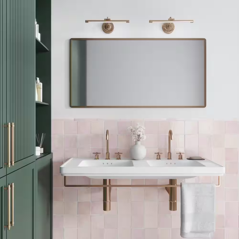 Pink 5.2 In. X 5.2 In. Polished Ceramic Subway Wall Tile (10.76 Sq. Ft./Case)