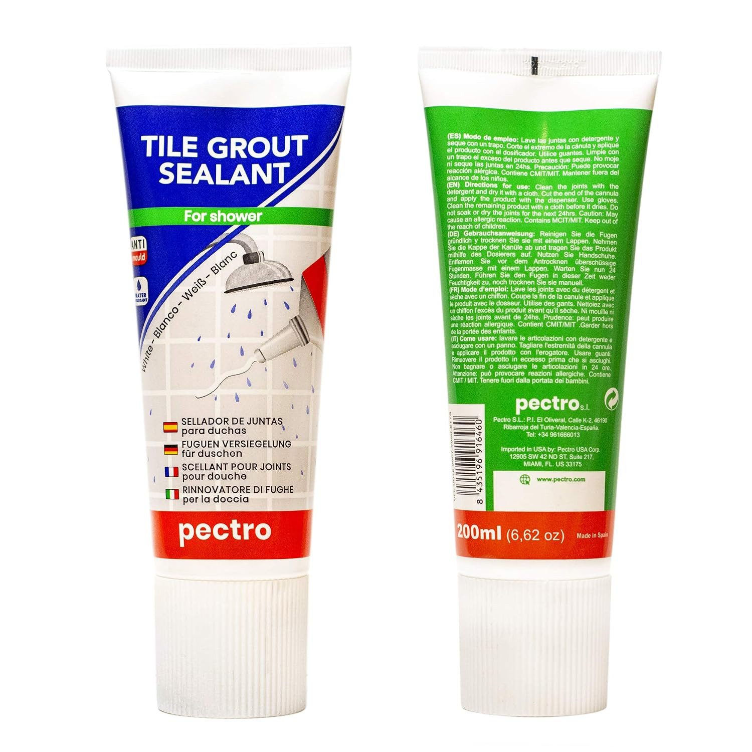 Waterproof Tile Grout Sealer – XL 6.62 oz Tube for Shower & Bathroom – Fast D…