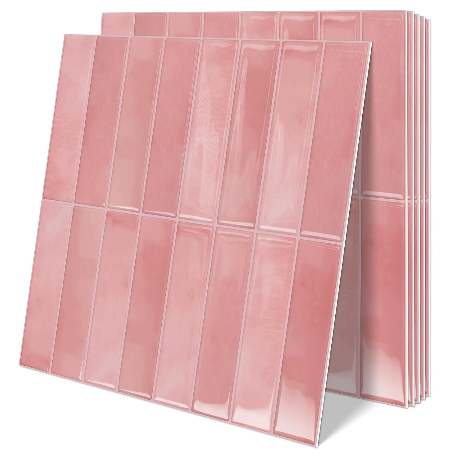10 Sheets Upgraded Thicker Design Subway Tile Peel and Stick Backsplash | 12”×12