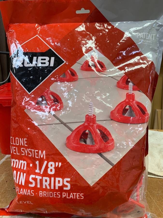 Rubi tile leveling system red universal caps 100 units brand new in open box